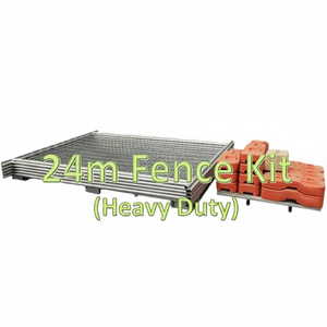 Temporary Fencing: 24m Temporary Fence Kit (Heavy Duty)