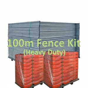 100m Temporary Fence Kit (Heavy Duty)
