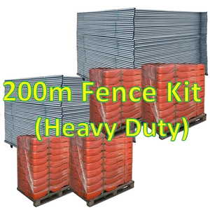 200m Temporary Fence Kit (Heavy Duty)
