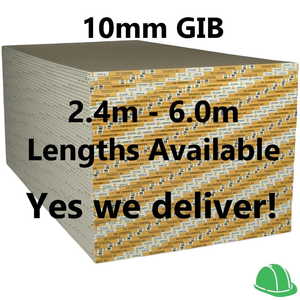 Gib Plasterboard: 10mm GIB Standard Plasterboard