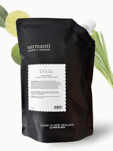 Surmanti Hand Wash Refill (1 litre) - Persian Lime & Lemongrass - Natural Kitchen