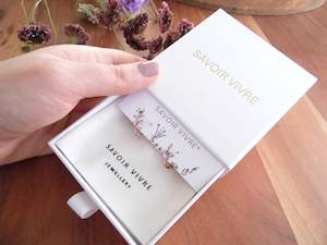 Jewellery: Diamond Cut Rose Gold Sterling Silver Hoop Earrings