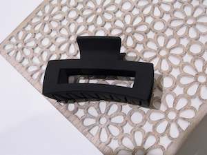 Black Matte Hair Claw