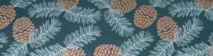 Pine Cones Sash