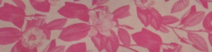 Pink Floral Sash (Kraft)