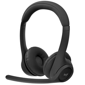 Pc Accessories: Logitech Zone 300 Wireless Bluetooth On-Ear Headset (Graphite)
