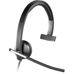 Logitech H650e USB Wired On-Ear Active Noise Cancelling Mono Headset