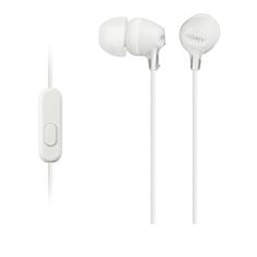 Pc Accessories: Sony MDR-EX15APW Wired In-Ear Headphones with Smart Phone Control (White)