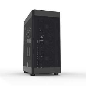 Pc Cases: Zalman i4 ATX Mid Tower Case Full Mesh (Black)