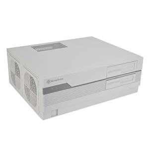 Pc Cases: SilverStone FLP01W Retro-inspired HTPC ATX Case (White)