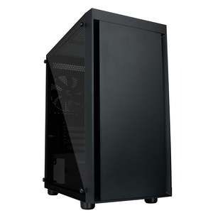 Pc Cases: Zalman T3 Plus mATX Mini Tower PC Case with Tempered Glass Side Panel (Black)