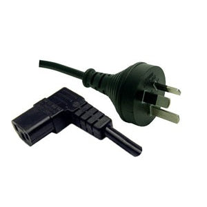 Digitus Power Cord - Right Angle 10A/250V IEC (F) to 3 Pin Power (M) 3m