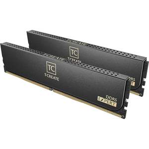 Ram Memory: Team T-Create Expert 32GB (2x16GB) DDR5 6000 (PC5 48000) Desktop Memory Heatsink (Black)