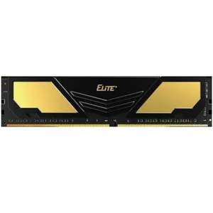Ram Memory: Team Elite Plus 16GB (1x 16GB) DDR4 3200Mhz Desktop RAM Gaming Memory with Heat Spreader