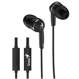 Earbuds: Genius HS-M320 In-Ear Headphones with Inline Mic (Black)
