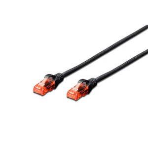 Networking: Digitus UTP CAT6 Patch Lead - 0.5M Black