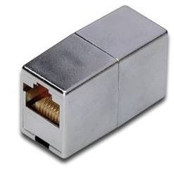 Networking: Digitus RJ45 8 Conductor 2 Way Joiner (2 Sockets)