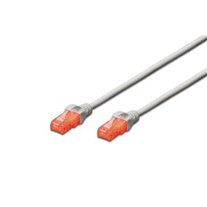 Networking: Digitus UTP CAT6 Patch Lead - 20M Grey