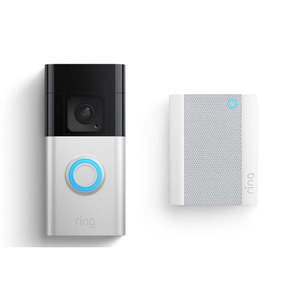 Ring Wireless Video Doorbell Plus HD 1536p with Chime - Bundle B0BFJNDSJR (Satin&hellip;