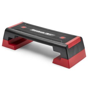 Hot Deals: Reebok The Original Step - Aerobic Fitness HIIT Step Platform Workout Deck (Black/Red)