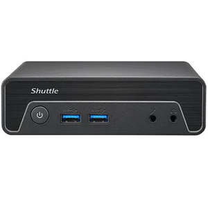 Desktop Pcs: Shuttle NE10N Intel N100 3.4GHz Fanless Barebone Mini PC