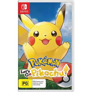 Gaming: Pokemon Let’s Go Pikachu! Game (Nintendo Switch)