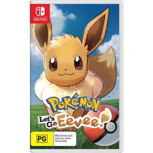 Gaming: Pokemon Let’s Go Eevee! Game (Nintendo Switch)