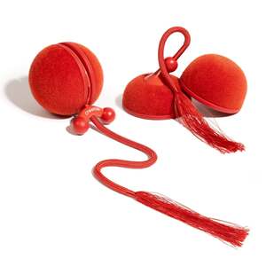 New Arrivals: Cheerble Wicked Ball Duo 2 Interactive Smart Cat Toy Wickedball (Vintage Red)