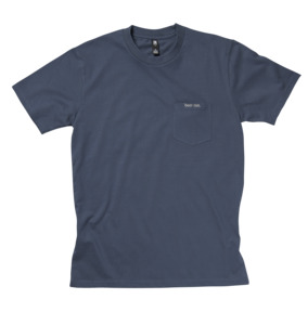 Merch: Sawmill pocket tee | Petrol Blue