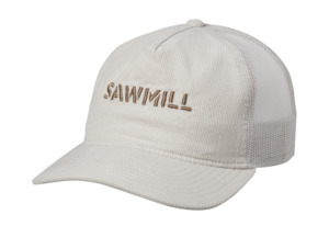 Sawmill Class Cord Trucker Cap - Bone