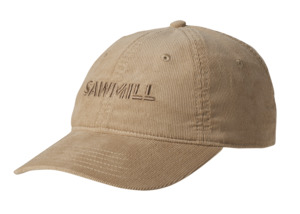 Merch: Sawmill Cord Cap Khaki