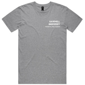 Merch: Sawmill tee | Grey Marle