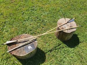 Arrows: Standard Wooden Arrows (Unspined) - 31.5inches AMO