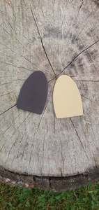 Arm And Finger Protection: Leather arrow rest