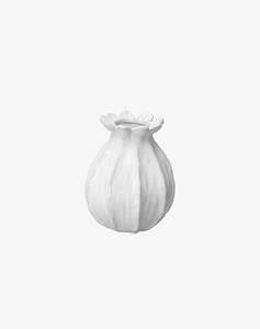 Homeware: Lilly Vase - White, Small