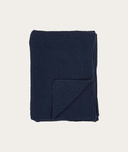Throws: Santos Plaid Plaid, dark blue 130x170 cm