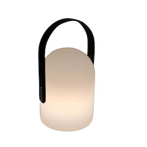 Lighting: Hampton USB LED Lantern - Large, Black Handle