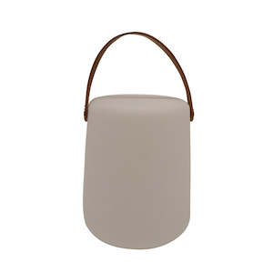 Rhode Island USB LED Lamp Medium - Brown Handle