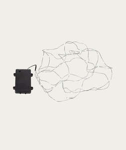 Lighting: Strand of Lights - 2m, Silver/White Warm