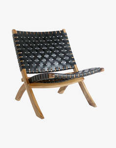 Furniture: Perugia Folding Chair - Black