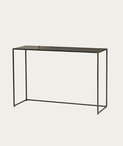 Furniture: Bremen Table – Antique Metal 128×47×90 cm