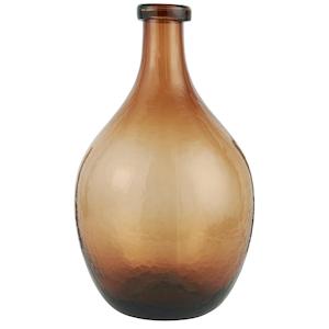 Pots: Balloon Vase - Brown Glass