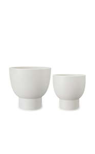 Pots: Megan Pot - White, Small