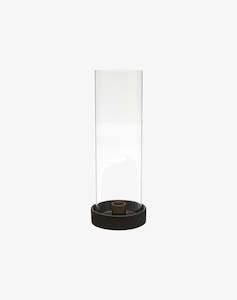 Candle Holders: Megana Candle Holder - Black