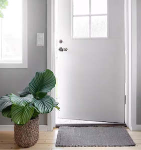 Mats And Rugs: Norse Grey Doormat - Grey, 50 x 80cm