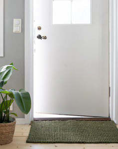 Mats And Rugs: Kerala Doormat - Green, 60 x 90cm