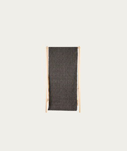 Mats And Rugs: Goose Eye Runner black & grey - 80x200