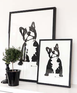 Posters: Buster the Bulldog Poster - 50 x 70cm