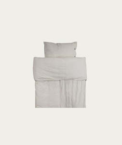 Bed Linen: Eden Bed Set - Light Grey - Single bed set