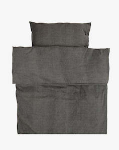 Bed Linen: Eden Bed Set - Grey - Single bed set
